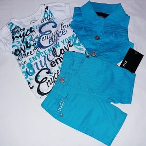Enyce Girls Infants 3pc Short Set